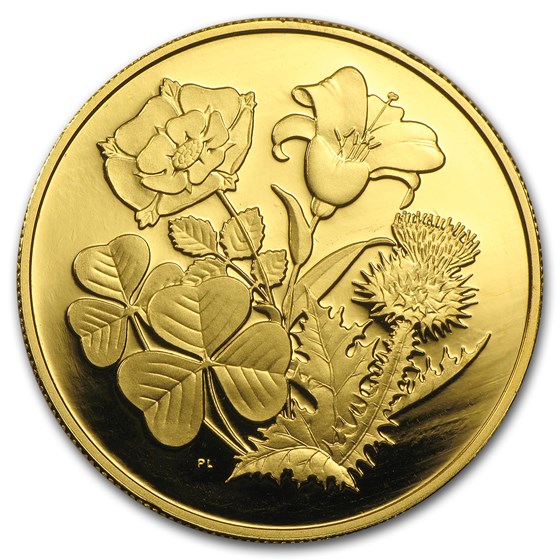 1998 Canada Proof Gold $350 Flowers of Canada .99999 fine 1998 Canada Proof Gold $350 Flowers of Canada .99999 fine